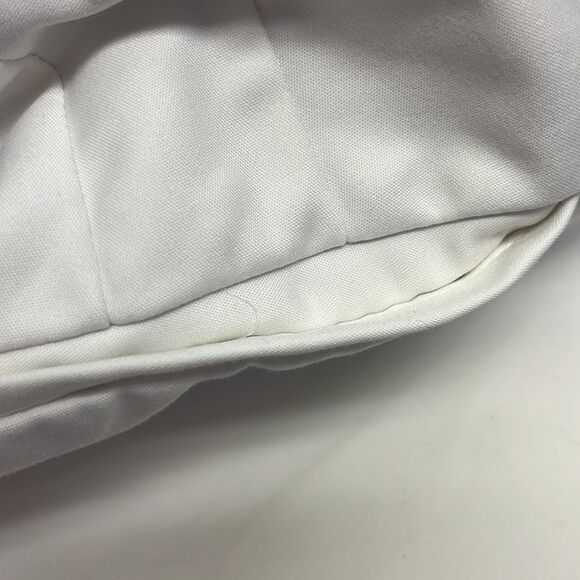 White House Black Market Cream “Perfect Form” Straight Crop Pants- Size 12 - Picture 14 of 15